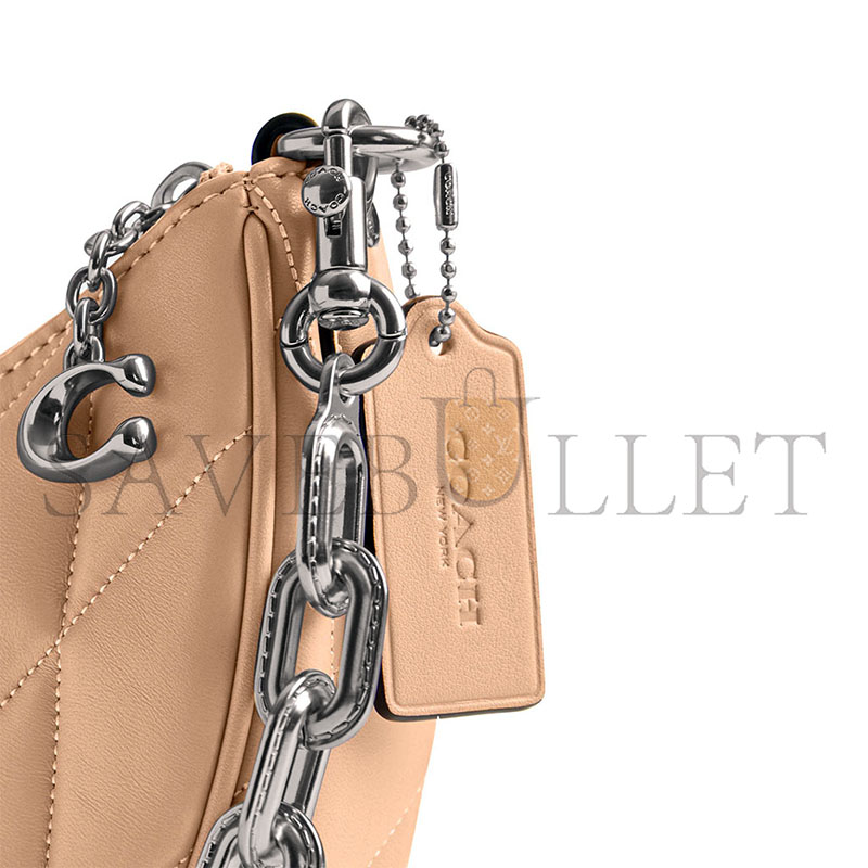 COACH MIRA QUILTED SHOULDER BAG IN LEATHER (24*15*6cm) 